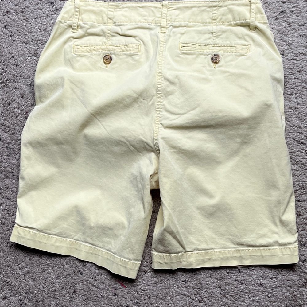 Kim Rogers Light Yellow Bermuda Shorts - Picture 3 of 3